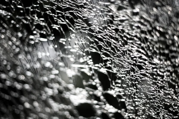 Abstract background, Damage glass of car windshield — Stock Photo, Image