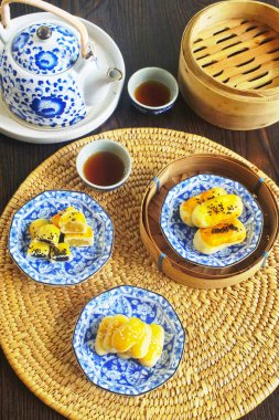 Çin hamur tatlısı (taze sütlü ay çöreği) çay, Çin kültürü tatlı