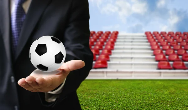 サッカー スポーツ ビジネス コンセプト — ストック写真