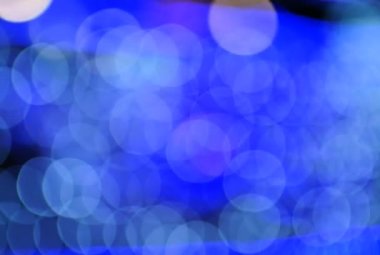 Mavi Led ışık bokeh odak arka plan