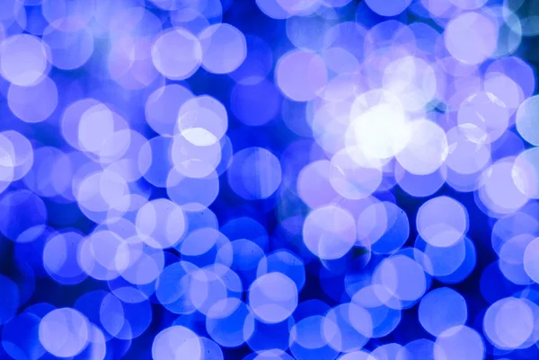 Luz led azul bokeh desenfoque fondo — Foto de Stock