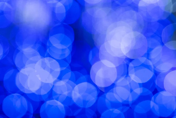 Luz led azul bokeh desenfoque fondo — Foto de Stock