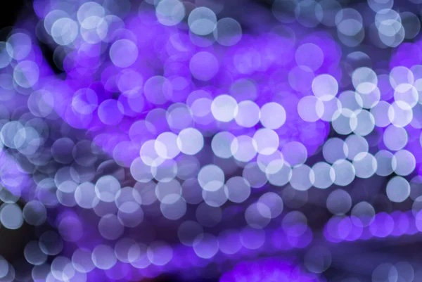 Colorido LED luz bokeh desfoque fundo — Fotografia de Stock