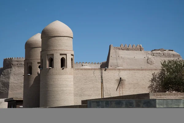 Uzbequistão As muralhas da cidade velha — Fotografia de Stock