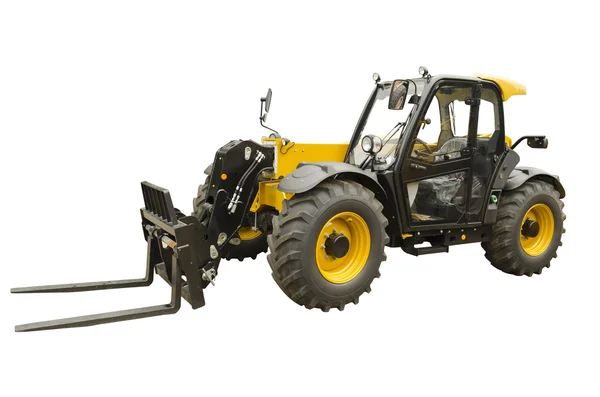 Telescopic handler isolated on a white background — Stock Photo, Image