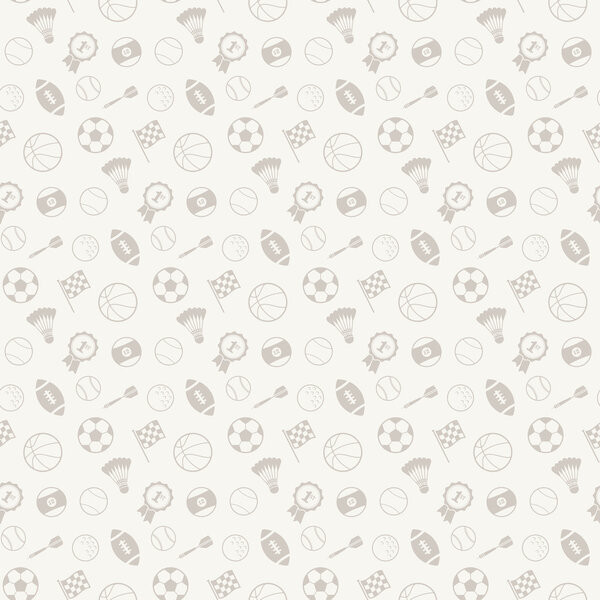 Бесшовный спортивный фон
