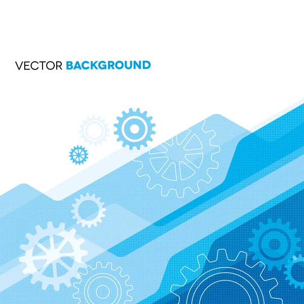 Fondo abstracto geométrico azul — Vector de stock