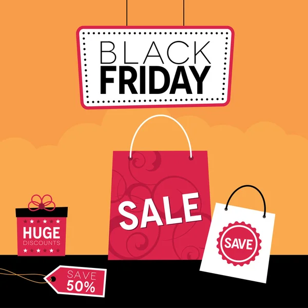 Black Friday Vente — Image vectorielle