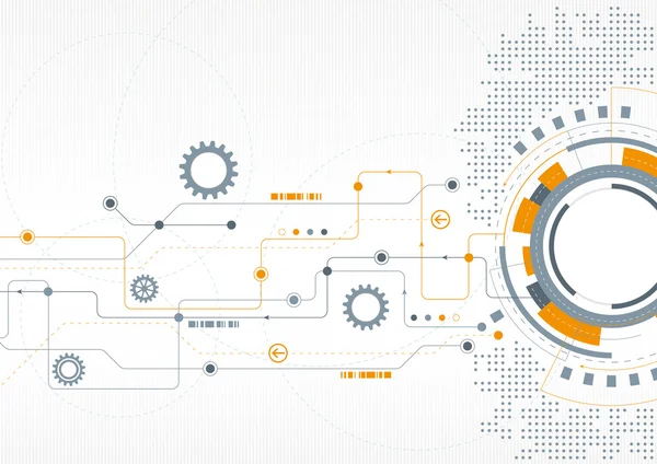 現代技術的な設計 — ストックベクタ