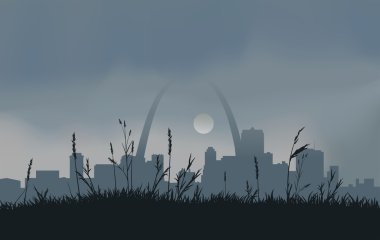 Grey St. Louis Sunset
