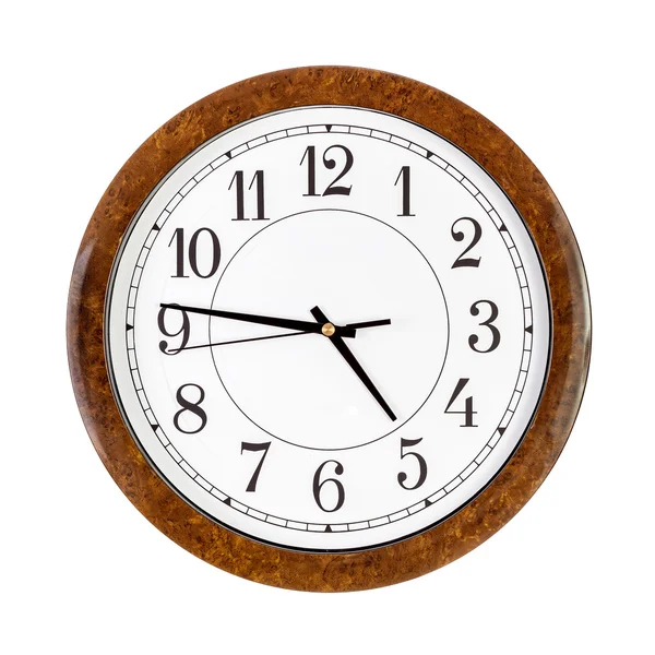 Cara do relógio mostrando quarenta e seis e cinco — Fotografia de Stock