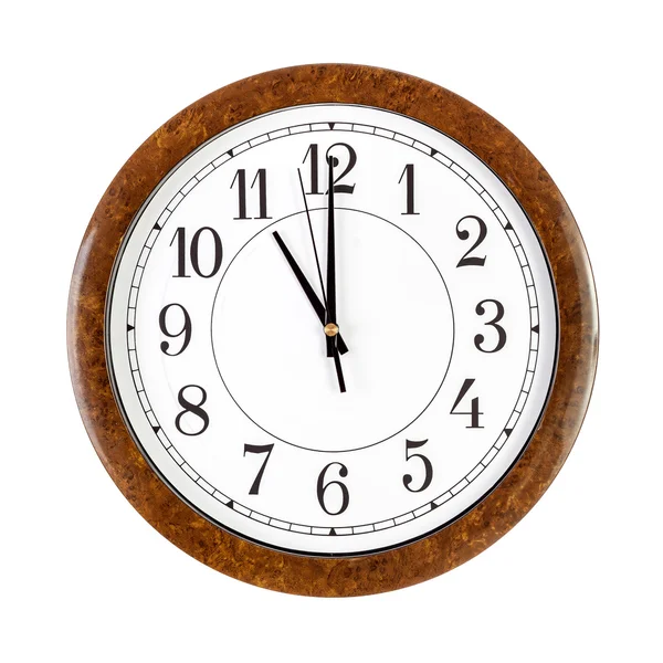 Clock face showing eleven o'clock — Stock Photo, Image