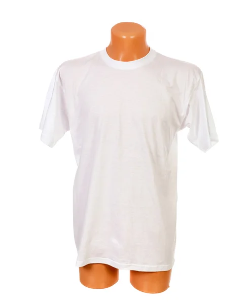 T-shirt blanc sur un mannequin — Photo