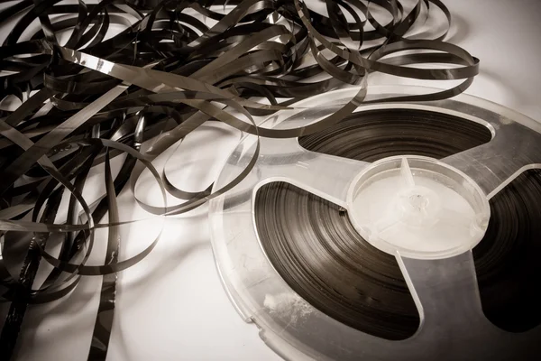 Old magnetic tape reel — Stock Photo, Image