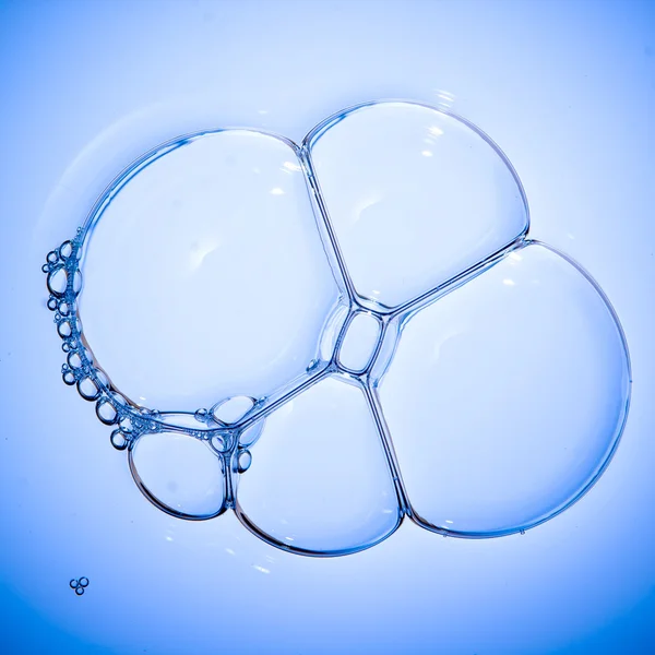 Bue bolhas de água — Fotografia de Stock