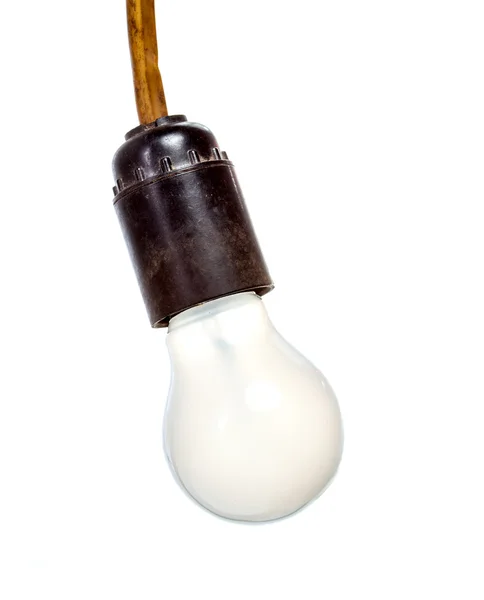 Лампочка в мыльном пузыре — стоковое фото