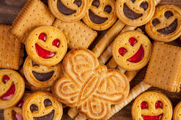 Verschiedene Cookies — Stockfoto