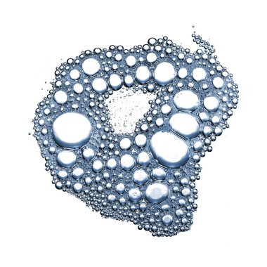 Sabun köpük balonları izole