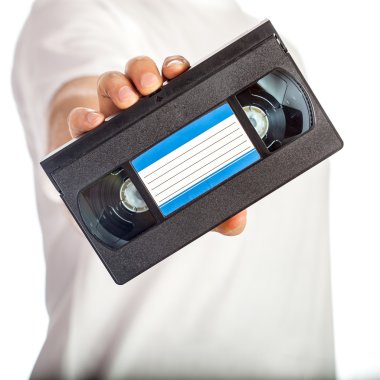 Video tape cassete clipart