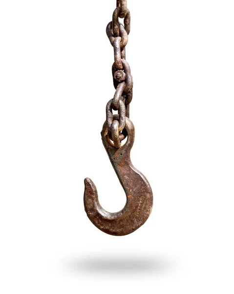 zincir paslanmış kanca