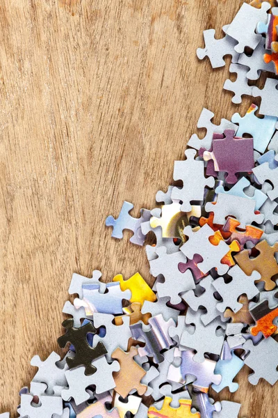 Pieces of Jigsaw Puzzle — Stock Photo, Image