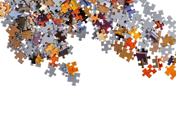 Puzzelstukjes — Stockfoto