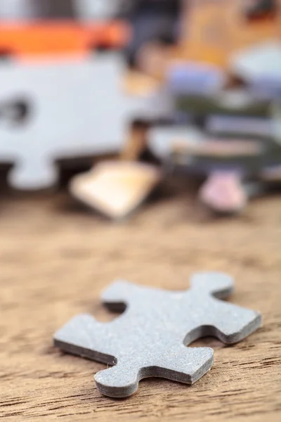 Nahaufnahme von Puzzleteilen — Stockfoto