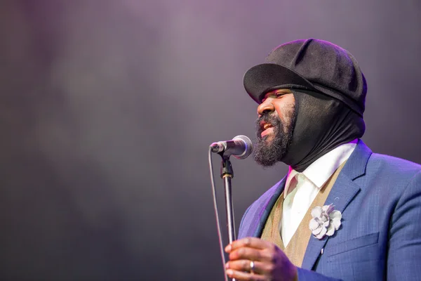 Gregory Porter på Kaunas Jazz 2015 — Stockfoto