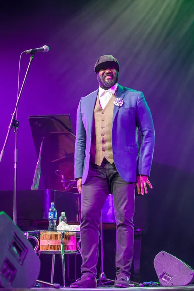 Gregory Porter w Kaunas Jazz 2015 — Zdjęcie stockowe