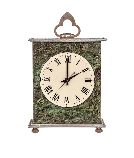 Mantel clock showing two o'clock — Stock Photo, Image