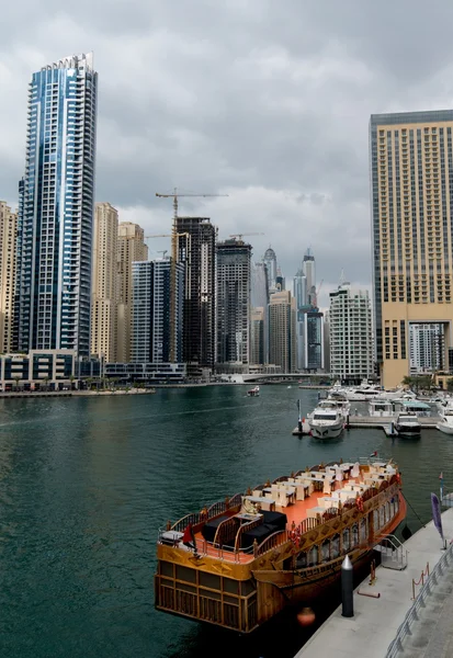 Dubai Marina en Emiratos Árabes Unidos — Foto de Stock