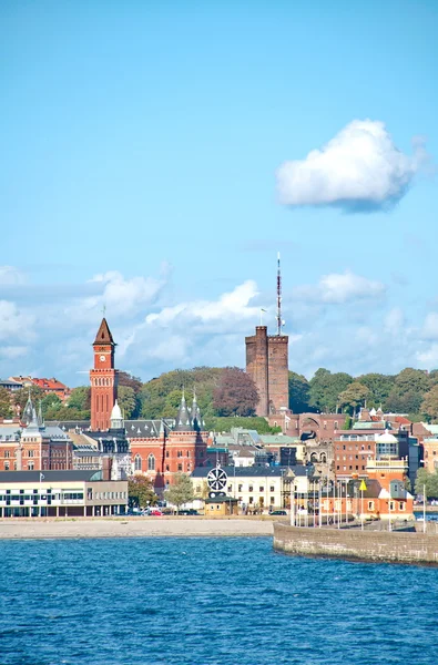 Helsingborg from the water — Stock Photo, Image