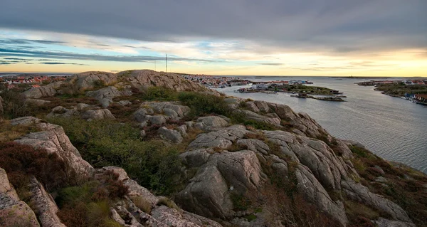 Smogen je malé město fisher ve Švédsku — Stock fotografie