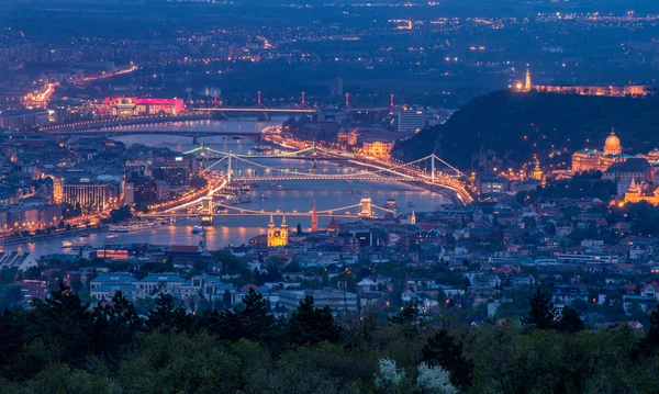 Vista panorámica de la ciudad de Budapest, Hungría —  Fotos de Stock