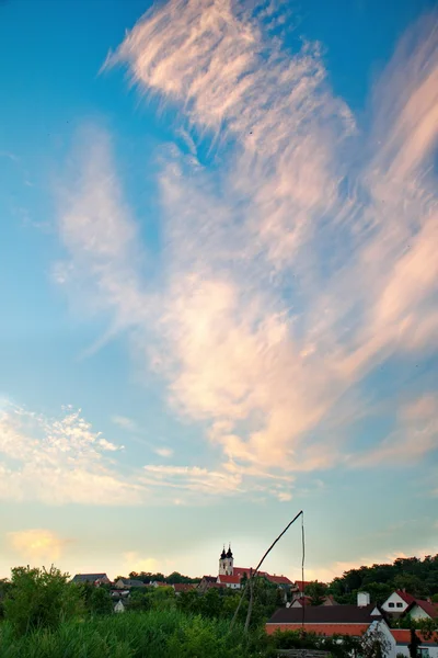 Tihany abbey in Hungary at lake Balaton — Stock Photo, Image