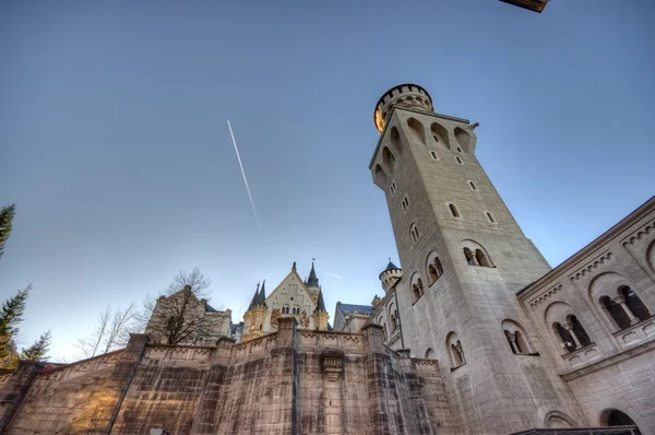 Castelo de Neuschwanstein perto de Munique, na Alemanha — Fotografia de Stock