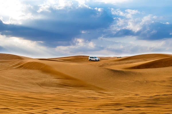 Desert safari in Dubai, United Arab Emirates — Stock Photo, Image