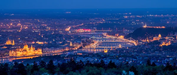 Vista panorámica de la ciudad de Budapest, Hungría —  Fotos de Stock