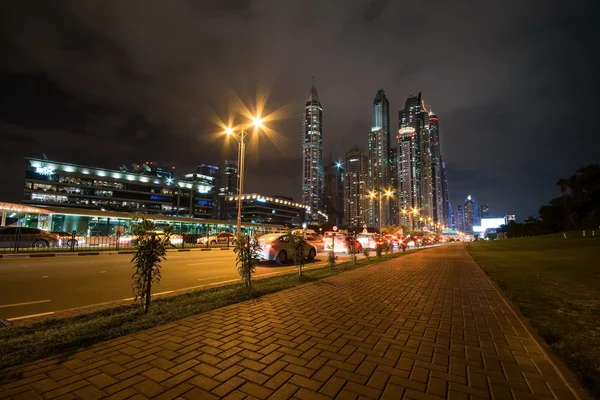 Dubai marina skyline — Stock Photo, Image