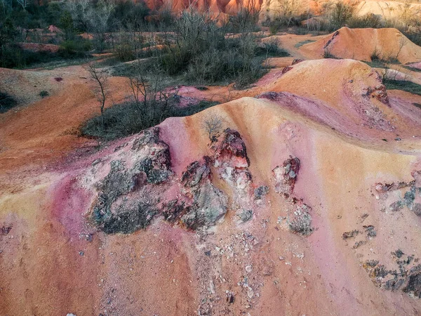 Bauxite mine, raw weathered bauxite sedimentary rock — Stock Photo, Image