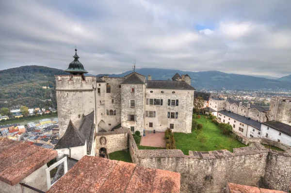 Erőd, Salzburg, Ausztria — Stock Fotó