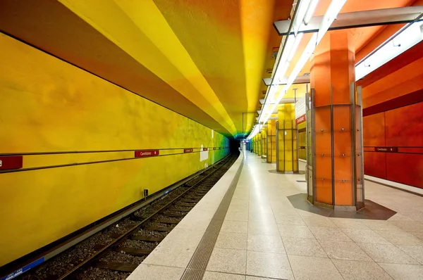 Stazione della metropolitana Candidplatz a Monaco di Baviera, Germania — Foto Stock