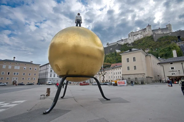 잘츠부르크, 오스트리아의 현대 미술 — 스톡 사진