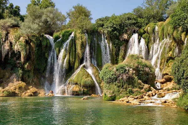 Bosznia-Hercegovina Kravice vízesések — Stock Fotó