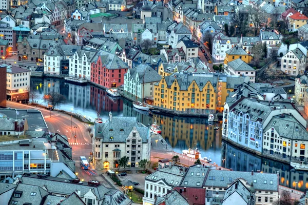 Ciudad de Alesund en Noruega —  Fotos de Stock