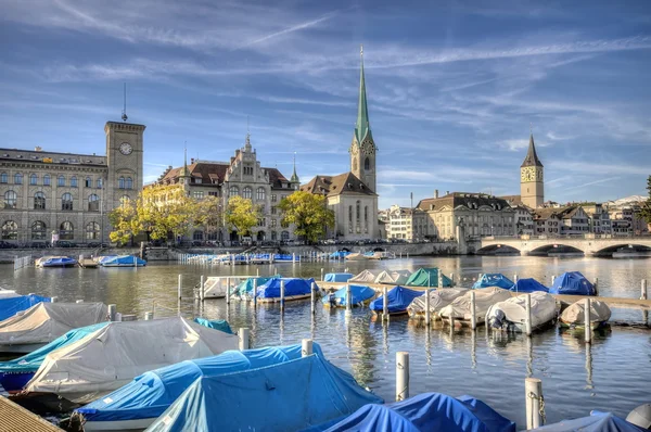 Centrum Zurich, Švýcarsko — Stock fotografie