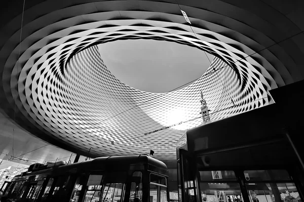 BASEL, SWITZERLAND - NOVEMBER 01 2014: Exhibition Center in the — Stock Photo, Image
