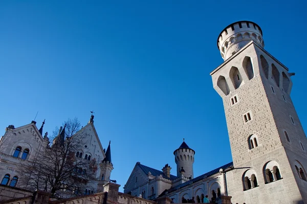 Castelo de Neuschwanstein perto de Munique, na Alemanha — Fotografia de Stock