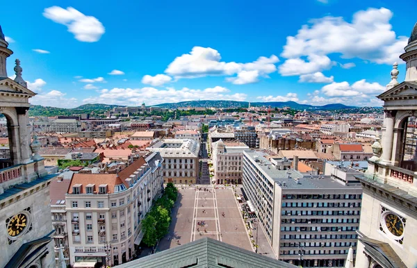 Vista desde la Basílica de San Esteban, Budapest Hungría —  Fotos de Stock
