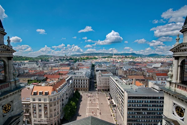 Vista desde la Basílica de San Esteban, Budapest Hungría —  Fotos de Stock